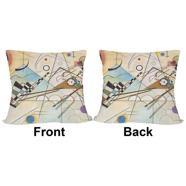 Kandinsky Composition 8 Outdoor Pillow - 20x20
