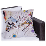Kandinsky Composition 8 Outdoor Pillow