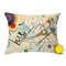 Kandinsky Composition 8 Outdoor Throw Pillow (Rectangular - 12x16)