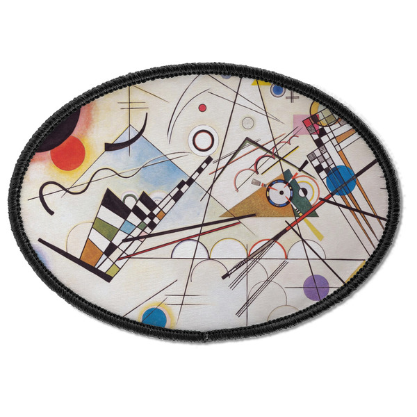 Custom Kandinsky Composition 8 Iron On Oval Patch