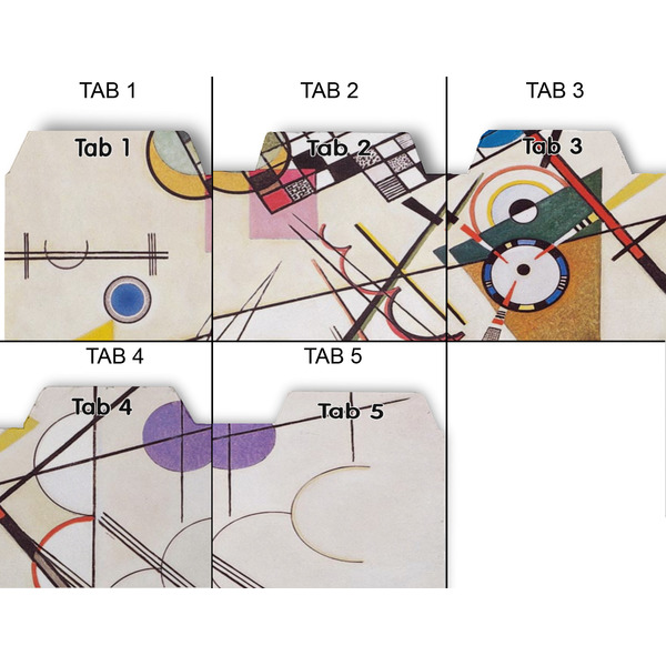 Kandinsky Composition 8 Page Dividers - Set of 5 - Approval