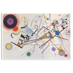 Kandinsky Composition 8 Disposable Paper Placemats
