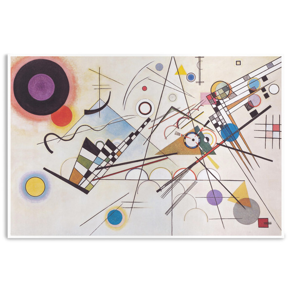 Custom Kandinsky Composition 8 Disposable Paper Placemats