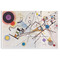 Kandinsky Composition 8 Disposable Paper Placemat - Front View