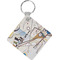 Kandinsky Composition 8 Personalized Diamond Key Chain
