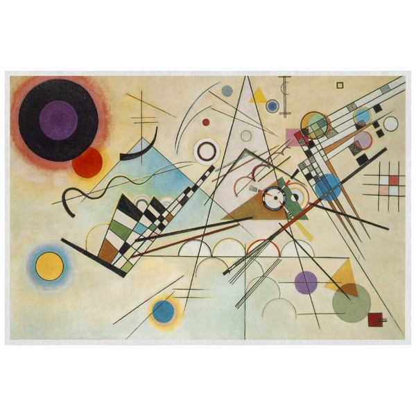 Custom Kandinsky Composition 8 Laminated Placemat