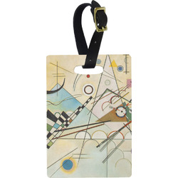 Kandinsky Composition 8 Plastic Luggage Tag - Rectangular