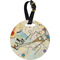 Kandinsky Composition 8 Personalized Round Luggage Tag