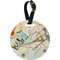 Kandinsky Composition 8 Plastic Luggage Tag - Round