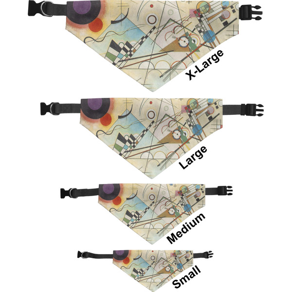 Kandinsky Composition 8 Pet Bandana Sizes