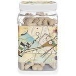 Kandinsky Composition 8 Dog Treat Jar