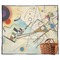 Kandinsky Composition 8 Picnic Blanket - Flat - With Basket