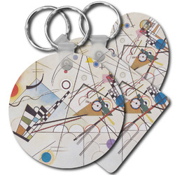 Kandinsky Composition 8 Plastic Keychain