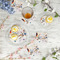 Kandinsky Composition 8 Plastic Party Appetizer & Dessert Plates - In Context