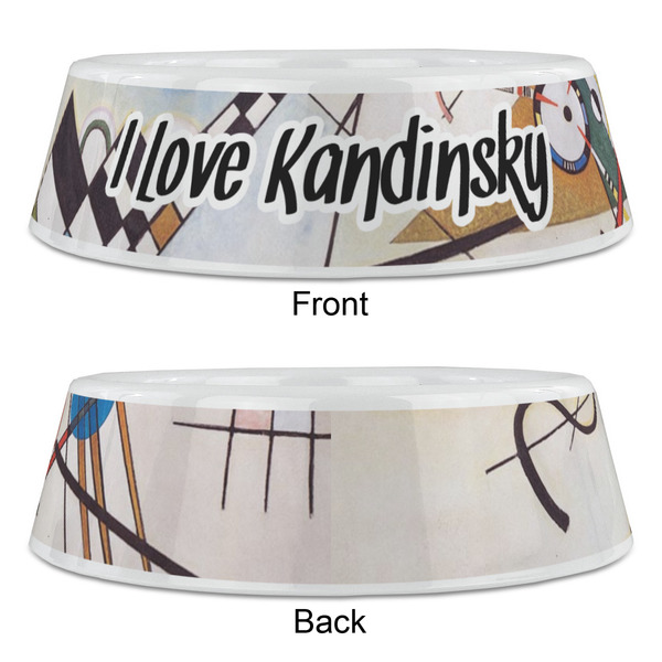 Kandinsky Composition 8 Plastic Pet Bowls - Large - APPROVAL