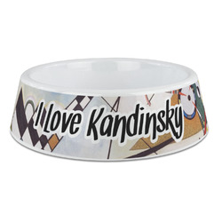 Kandinsky Composition 8 Plastic Dog Bowl - Large