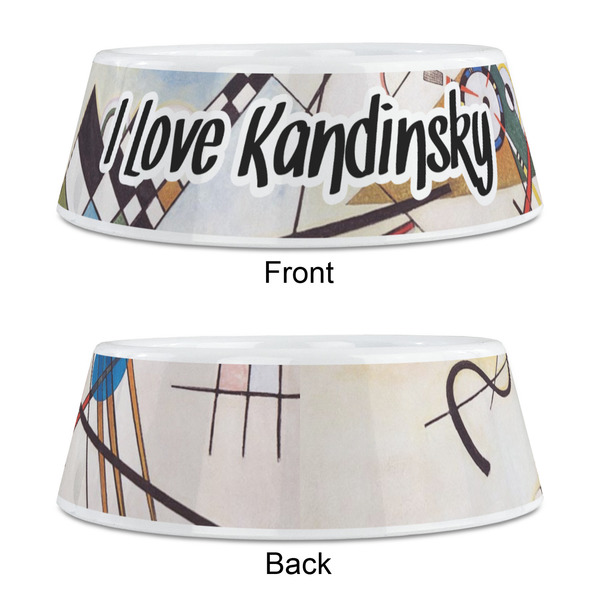 Kandinsky Composition 8 Plastic Pet Bowls - Medium - APPROVAL