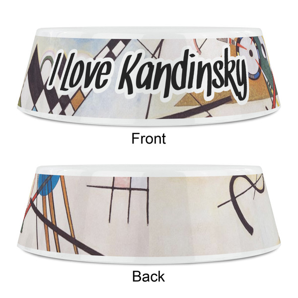 Kandinsky Composition 8 Plastic Pet Bowls - Small - APPROVAL