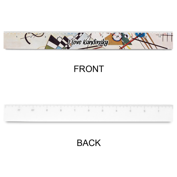 Kandinsky Composition 8 Plastic Ruler - 12" - APPROVAL