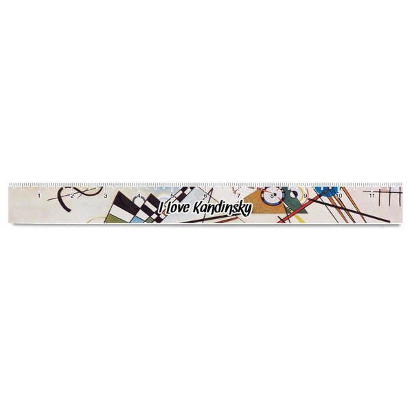 Kandinsky Composition 8 Plastic Ruler - 12" - FRONT