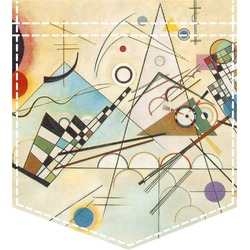 Kandinsky Composition 8 Iron On Faux Pocket