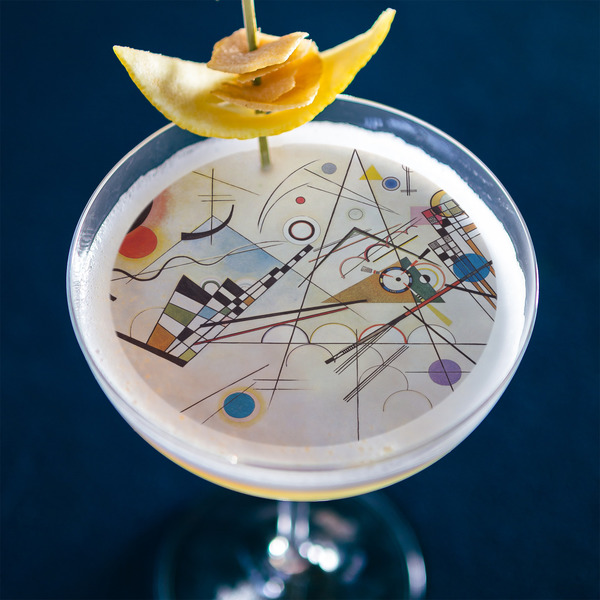 Kandinsky Composition 8 Printed Drink Topper - Large - In Context