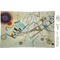 Kandinsky Composition 8 Glass Rectangular Appetizer / Dessert Plate