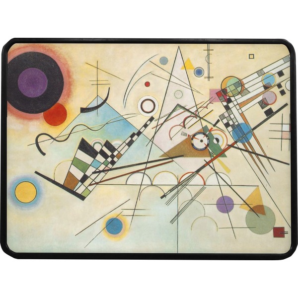 Kandinsky Composition 8 Rectangular Car Hitch Cover w/ FRP Insert