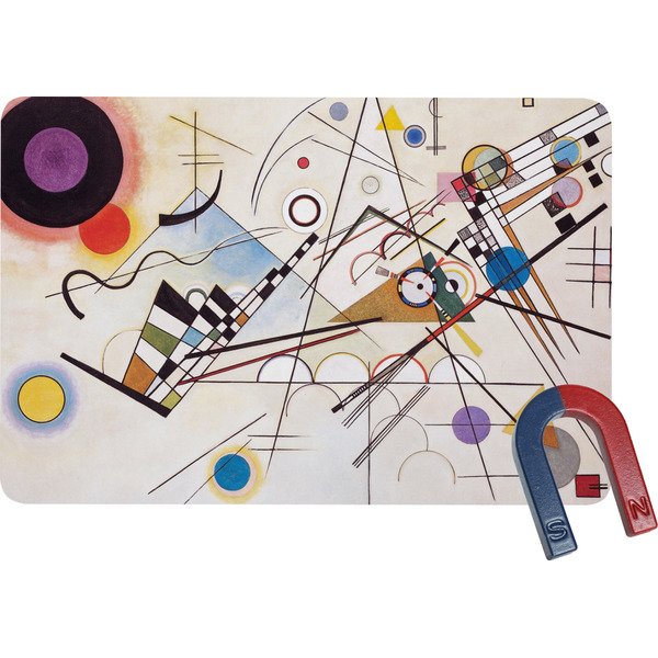 Custom Kandinsky Composition 8 Rectangular Fridge Magnet