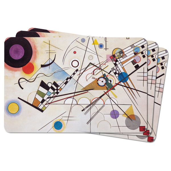 Kandinsky Composition 8 Rectangular Fridge Magnet - THREE