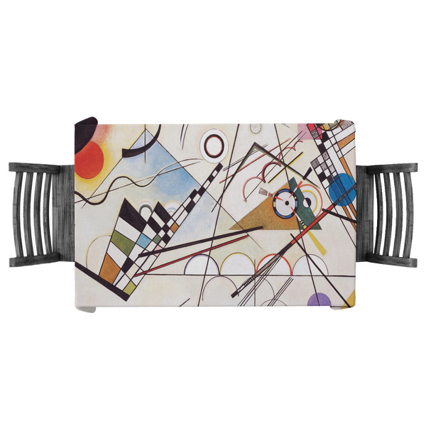 Custom Kandinsky Composition 8 Tablecloth - 58"x58"