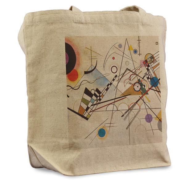 Custom Kandinsky Composition 8 Reusable Cotton Grocery Bag