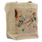 Kandinsky Composition 8 Reusable Cotton Grocery Bag - Front View
