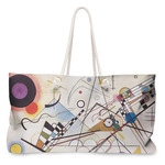 Kandinsky Composition 8 Large Tote Bag with Rope Handles