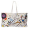 Kandinsky Composition 8 Large Rope Tote Bag - Front View