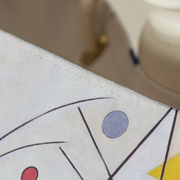 Kandinsky Composition 8 Large Rope Tote - Close Up View