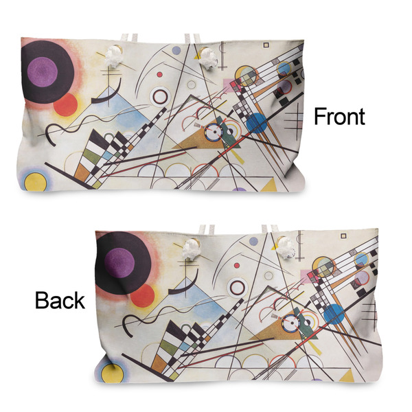 Kandinsky Composition 8 Large Rope Tote - From & Back View