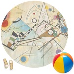 Kandinsky Composition 8 Round Beach Towel
