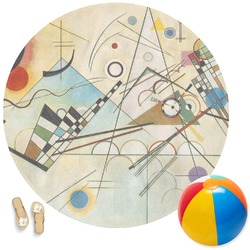 Kandinsky Composition 8 Round Beach Towel