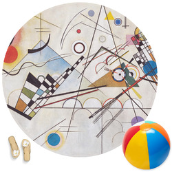 Kandinsky Composition 8 Round Beach Towel