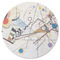 Kandinsky Composition 8 Round Coaster Rubber Back - Single