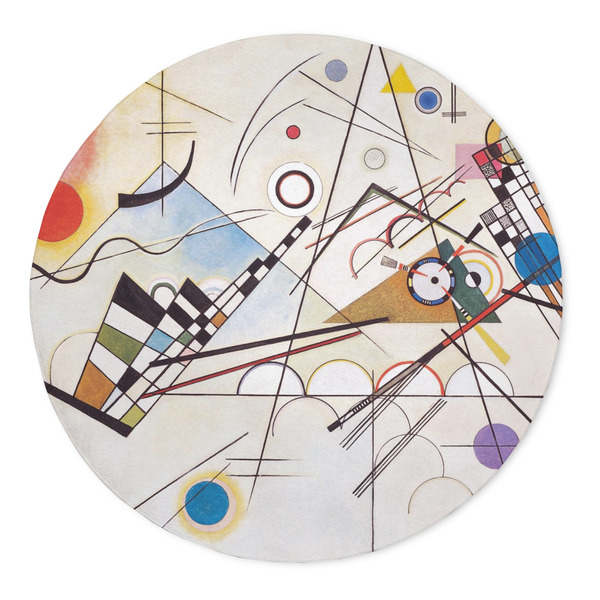 Custom Kandinsky Composition 8 5' Round Indoor Area Rug