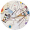 Kandinsky Composition 8 Round Mousepad - APPROVAL