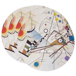 Kandinsky Composition 8 Round Paper Coasters