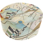 Kandinsky Composition 8 Round Pouf Ottoman