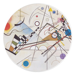 Kandinsky Composition 8 Round Stone Trivet