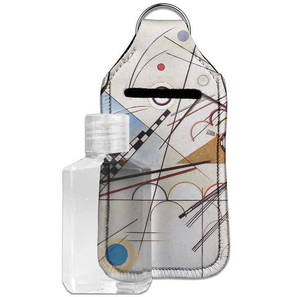 Custom Kandinsky Composition 8 Hand Sanitizer & Keychain Holder - Large