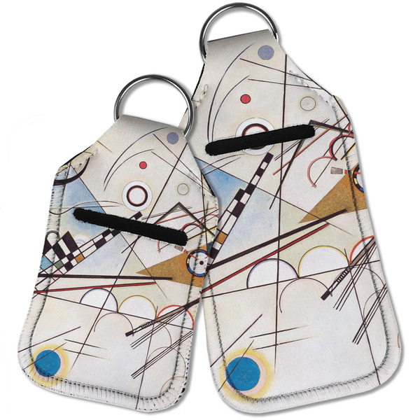 Kandinsky Composition 8 Sanitizer Holder Keychain - Parent Main