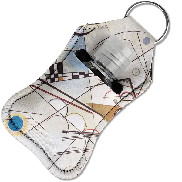 Kandinsky Composition 8 Sanitizer Holder Keychain - Small in Case