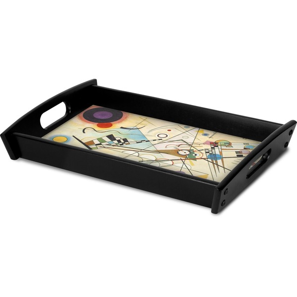 Kandinsky Composition 8 Serving Tray Black - Corner